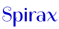Spirax font