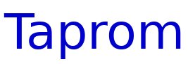 Taprom font